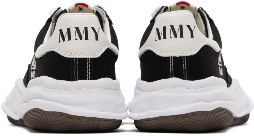 Maison MIHARA YASUHIRO Black 'Blakey' OG Sole Canvas Sneakers