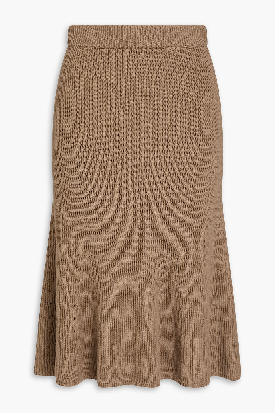 Joseph - Ribbed linen-blend skirt - Neutral - XL
