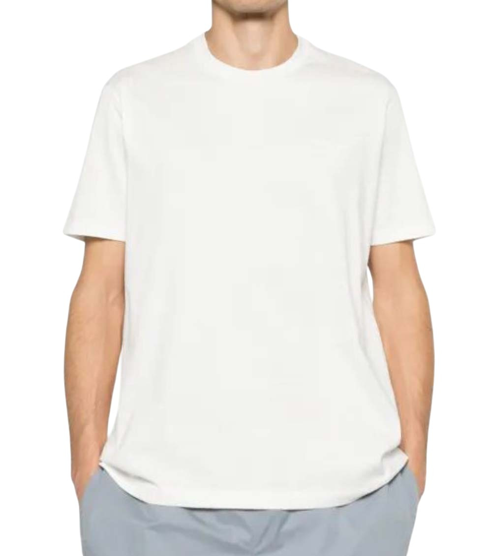 Paul & Shark - cotton t shirt embroidered logo detai