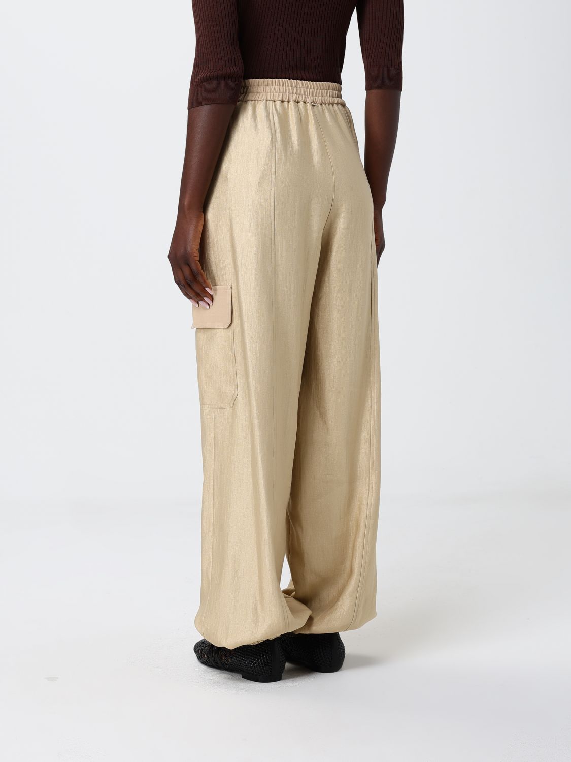 Pants Woman color Beige