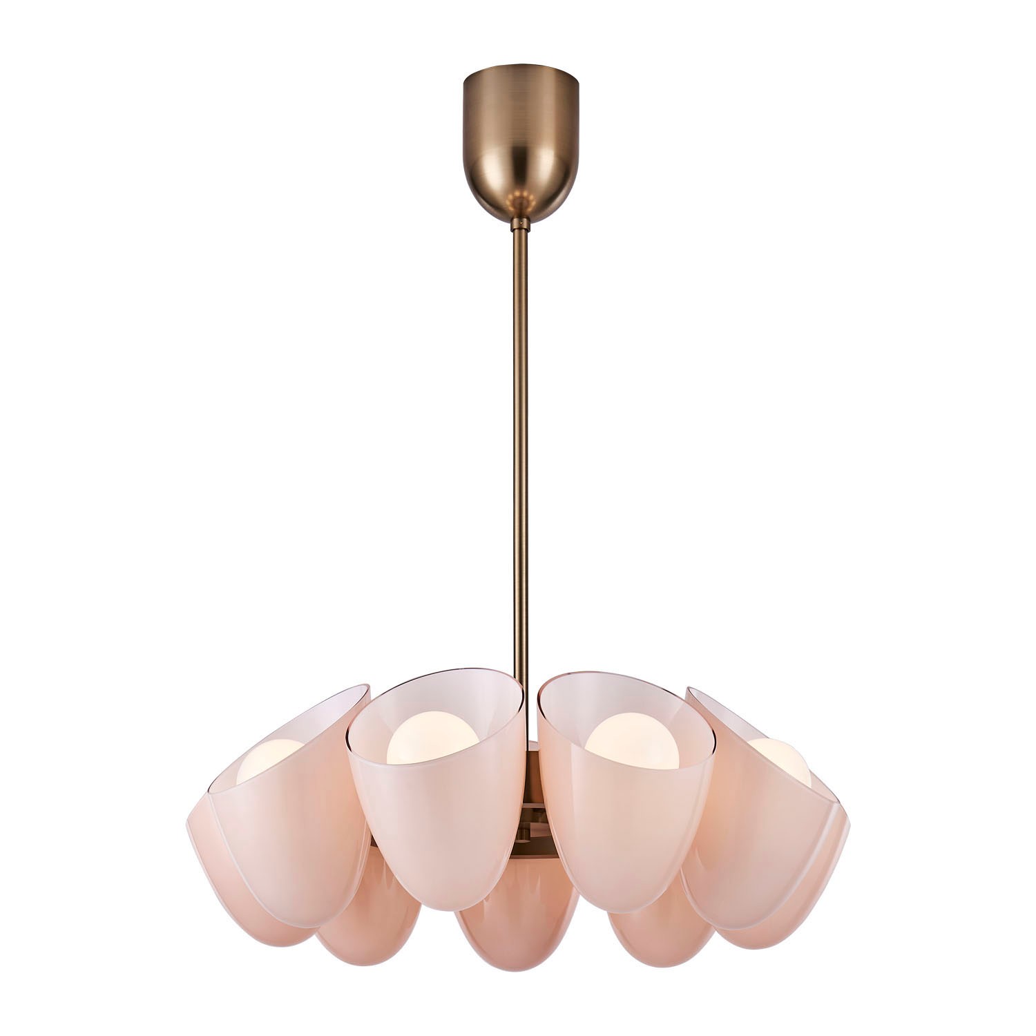 Winter Brass Chandelier from the COCOON Collection