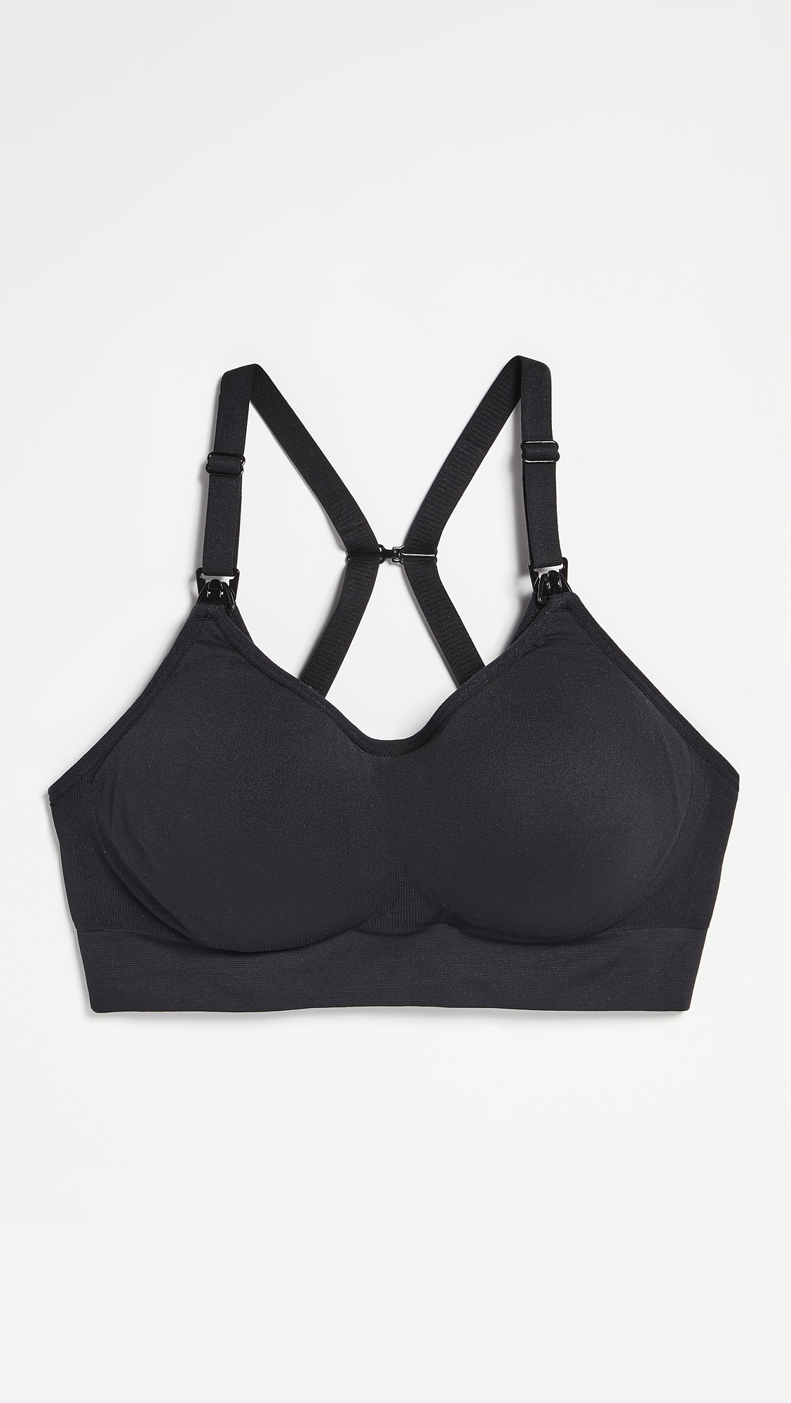 Cooling Nursing Pumping Bra Black