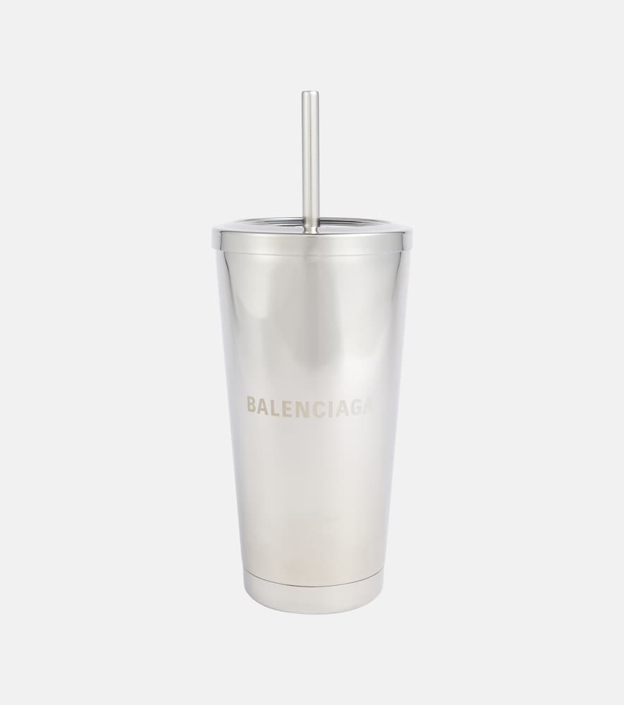 Balenciaga Logo stainless steel travel cup