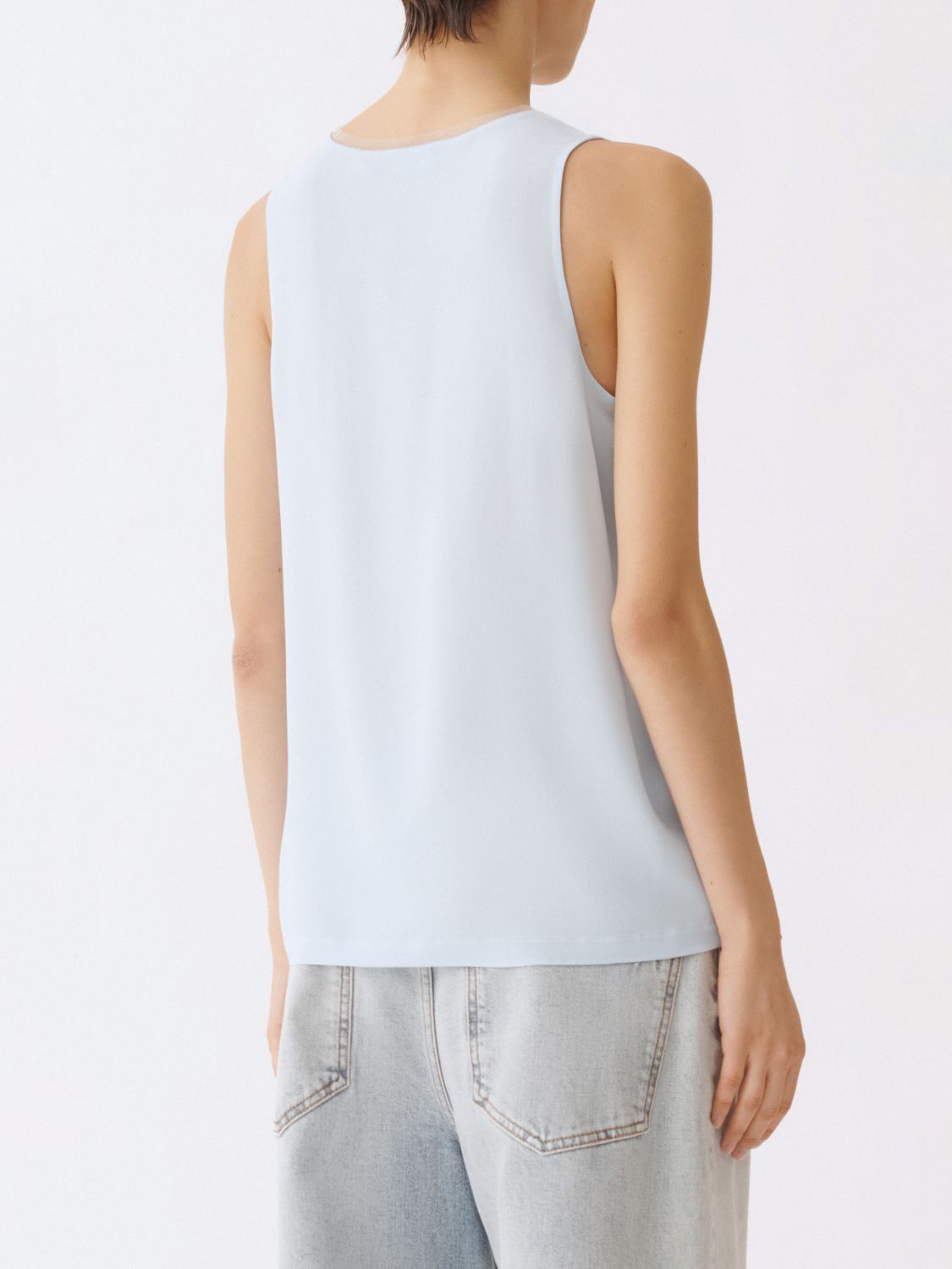 Top Woman color Grey