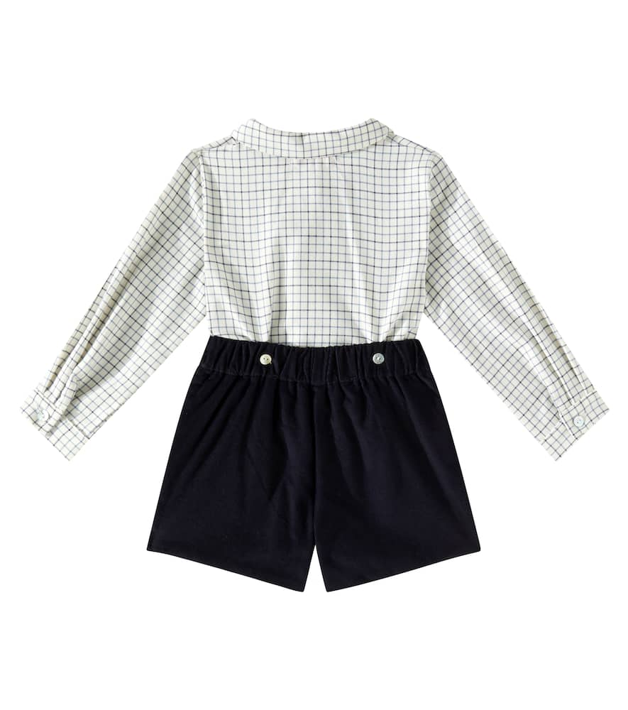 Baby Arlo cotton top and shorts set