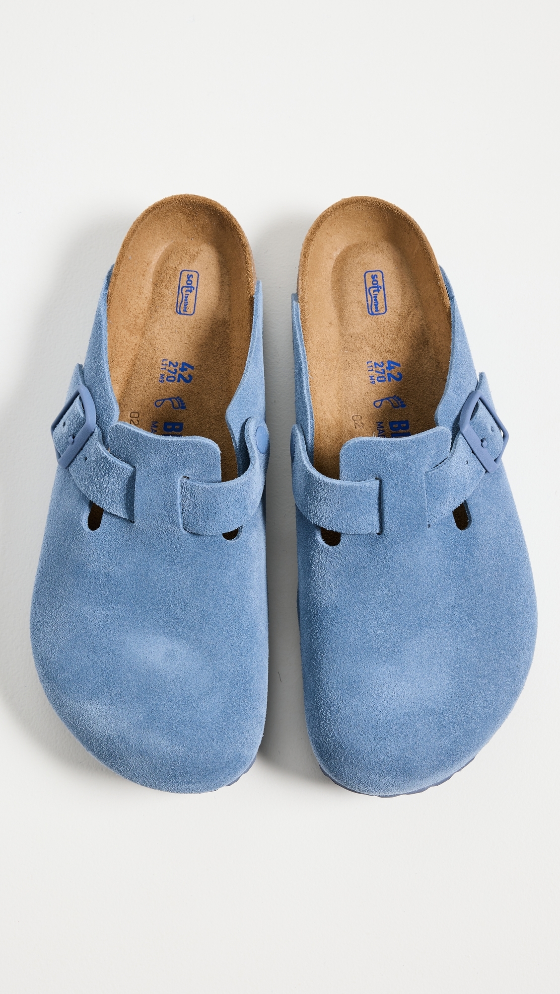 Boston Soft Footbed Clogs Elemental Blue