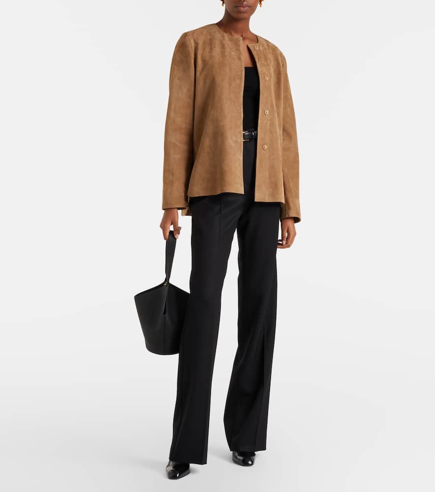 Abito belted suede jacket