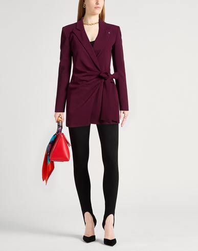 Woman Blazer Plum Size XS Polyester, Elastane