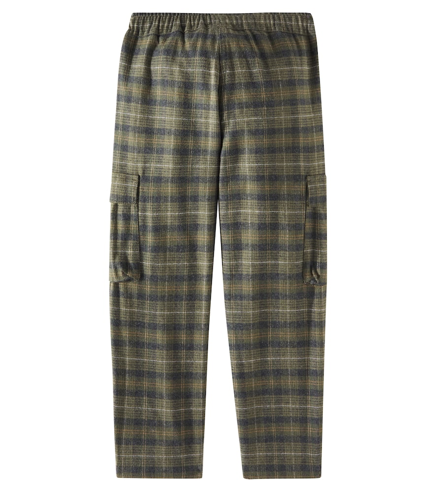 Il Gufo Checked cargo pants