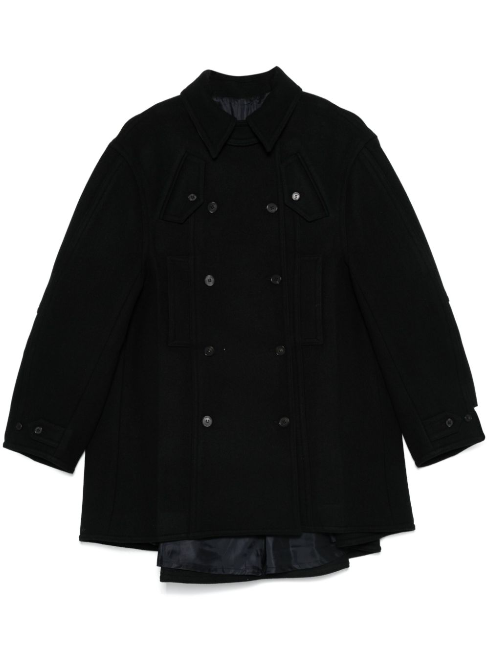Double-breasted coat - Blue