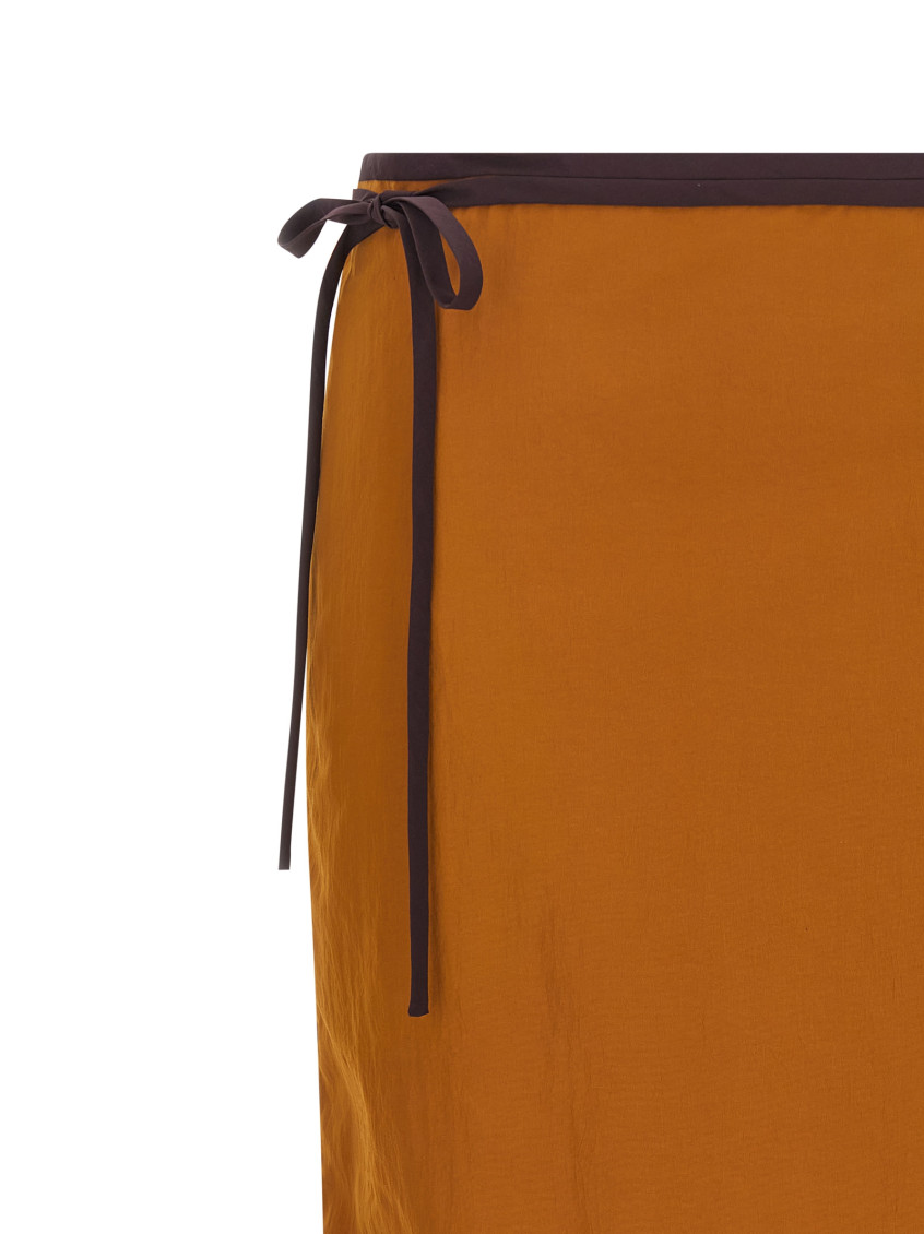 Nylon Pencil Skirt