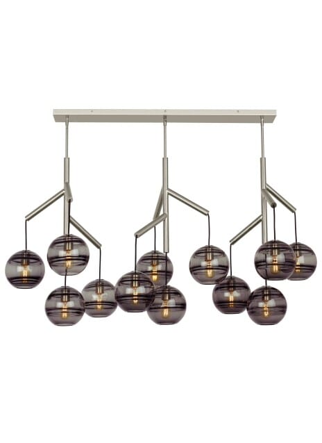 Aged Brass LED Chandelier from the Sedona Collection