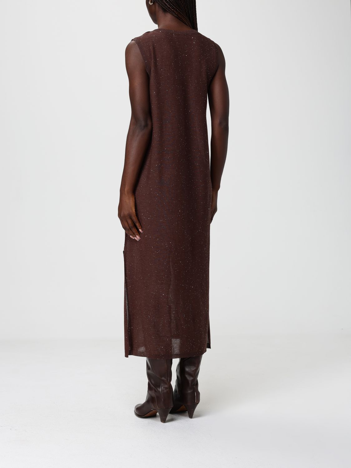 Dress Woman color Cocoa