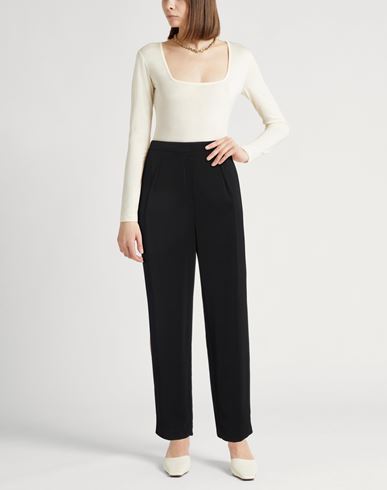 Forte_forte Woman Pants Black Size 2 Viscose, Elastane, Acetate