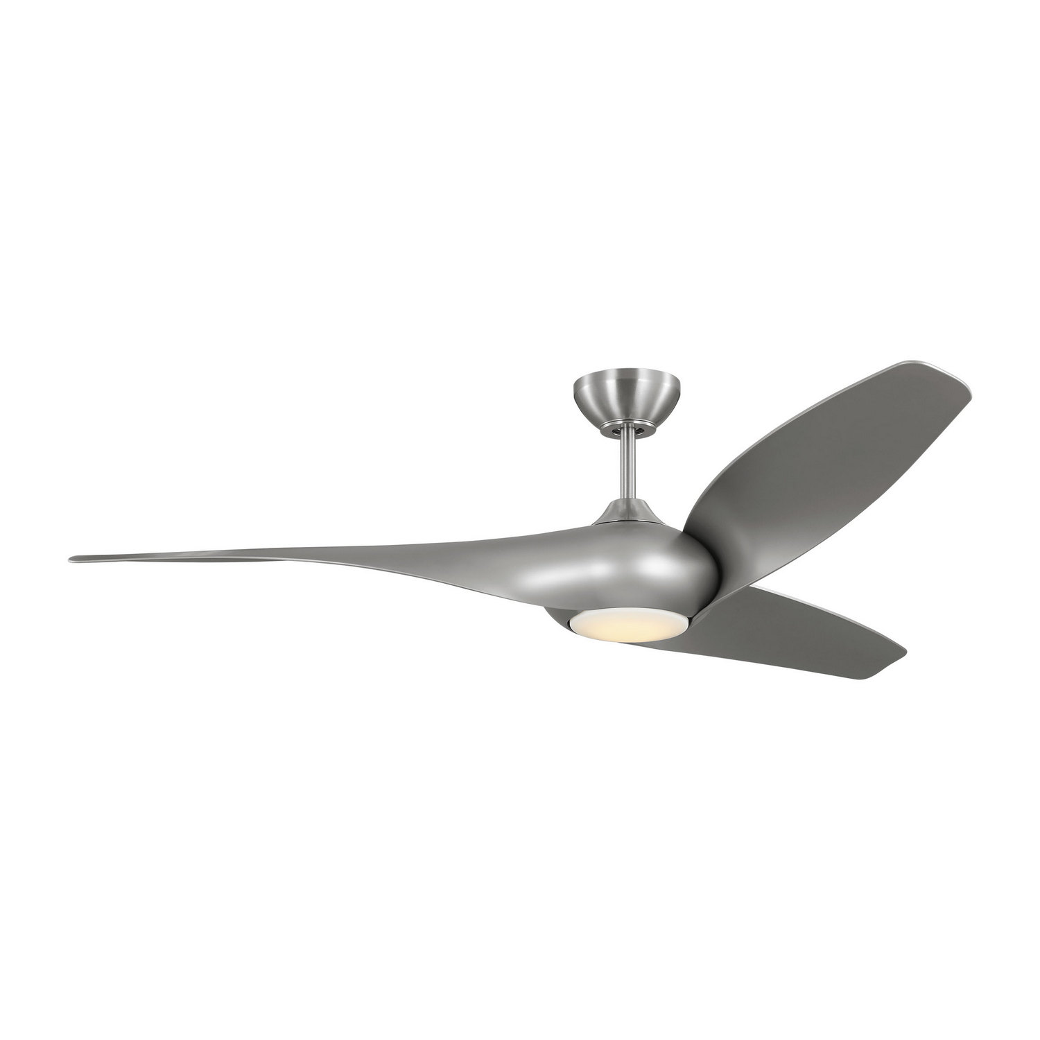 Brushed Steel 60" Ceiling Fan from the Topan Smart 60 LED Collection