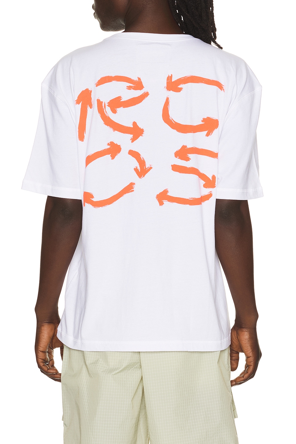 RC Outdoor Supply SHIRT PAINT STROKE in Weiß - White. L also in M, S, XL/1X