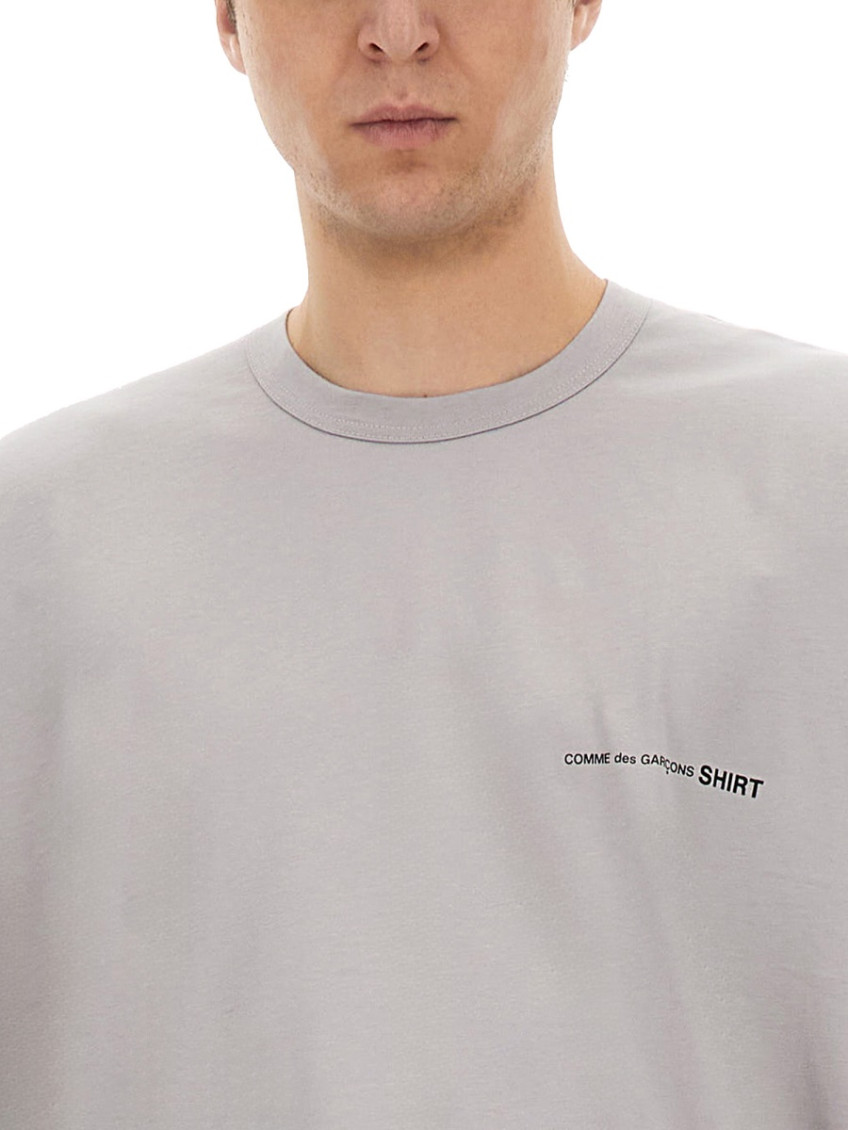 Grey Logo Crew Neck T-Shirt