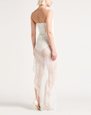 Woman Maxi dress White Size 2 Polyamide, Elastane