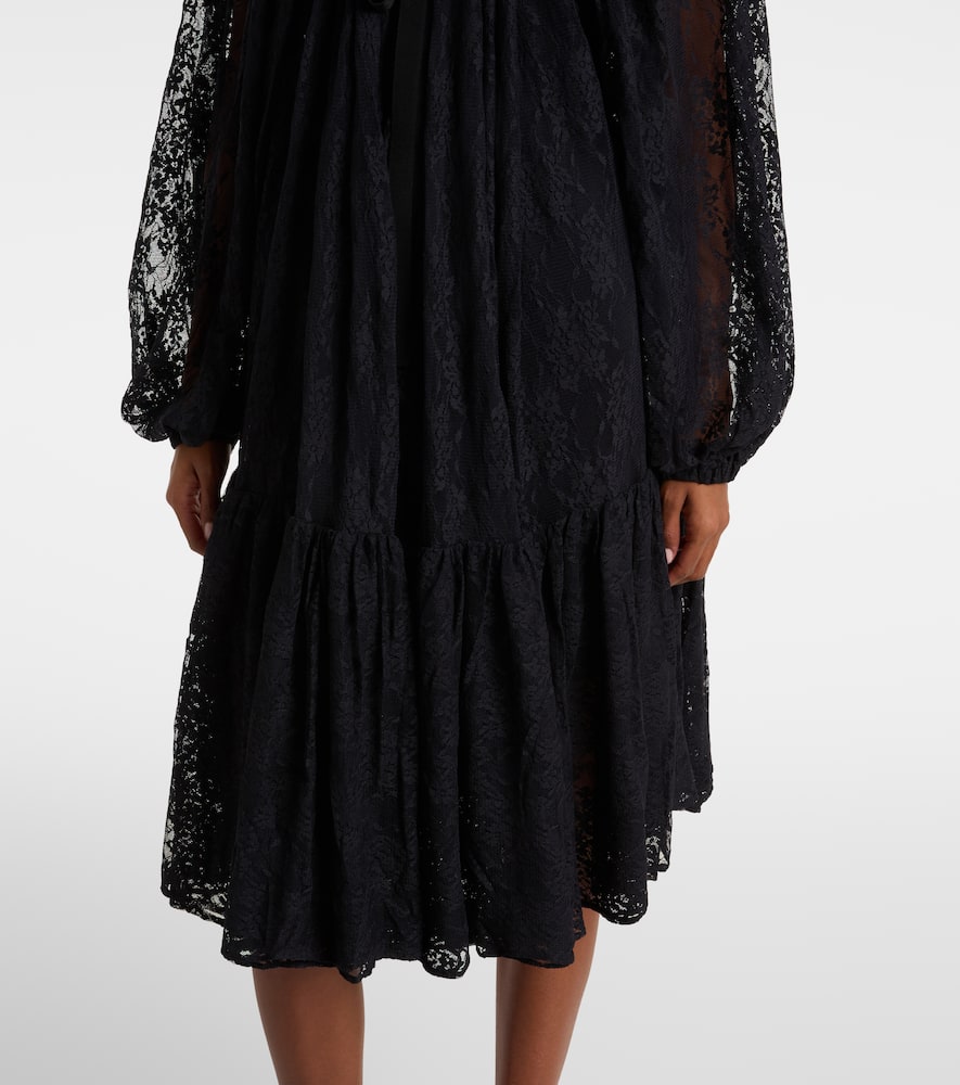 Lace midi dress