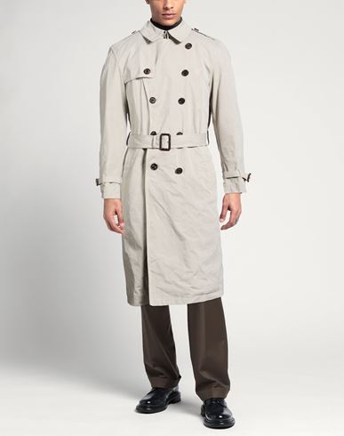 Man Overcoat & Trench Coat Beige Size 40 Cotton, Polyester, Polyamide