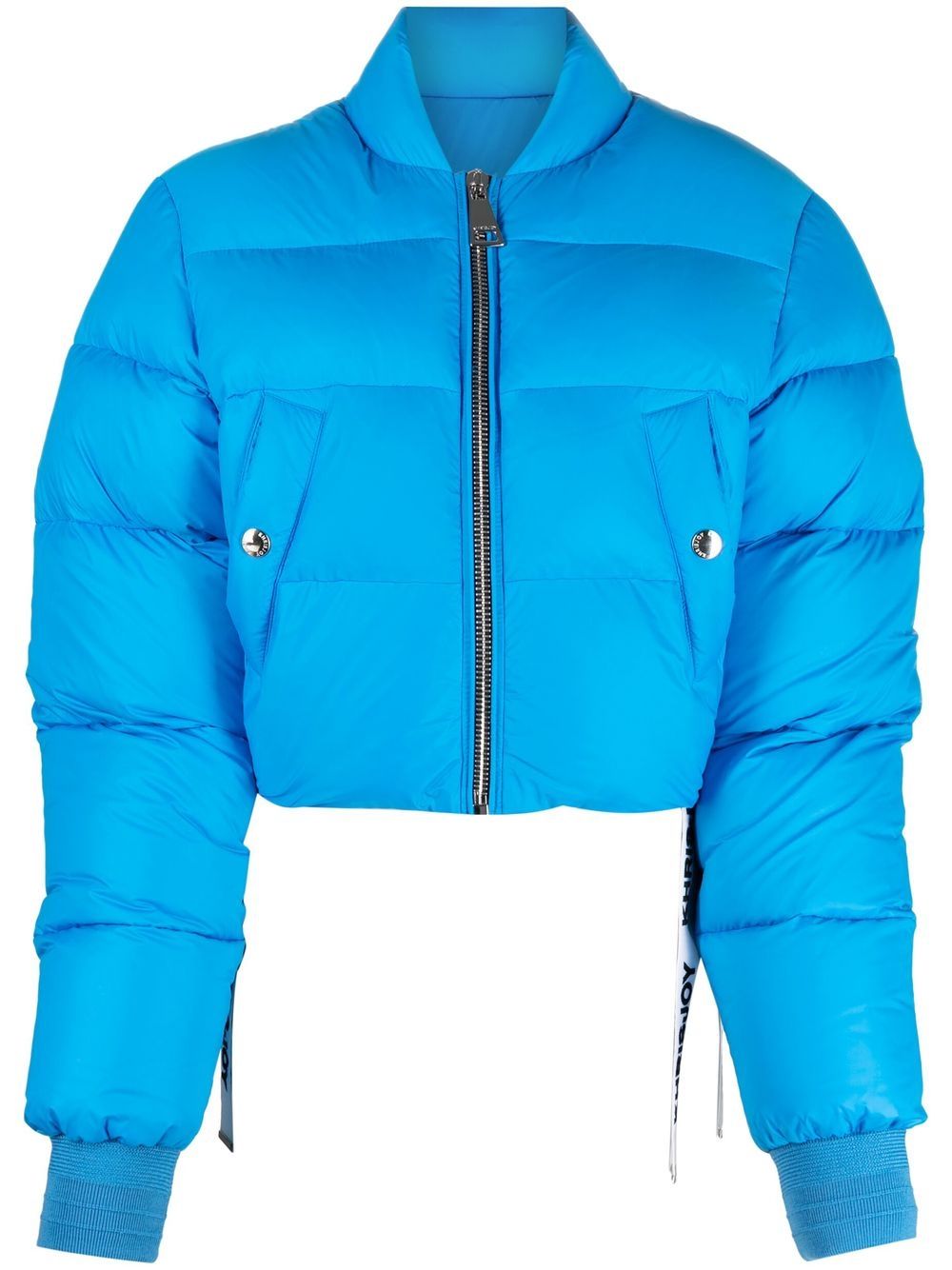 Cropped puffer jacket - Pink
