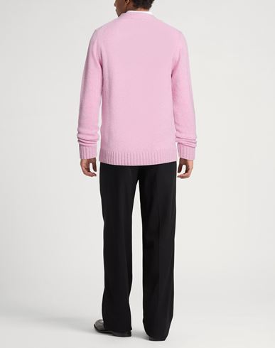 Man Cardigan Light pink Size XL Wool
