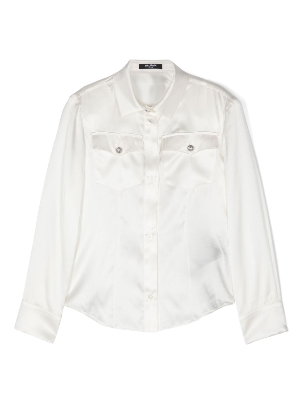 Satin shirt - White