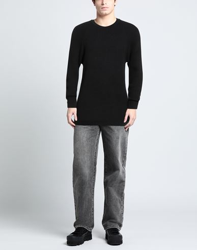 Man Sweater Black Size XL Acrylic, Wool
