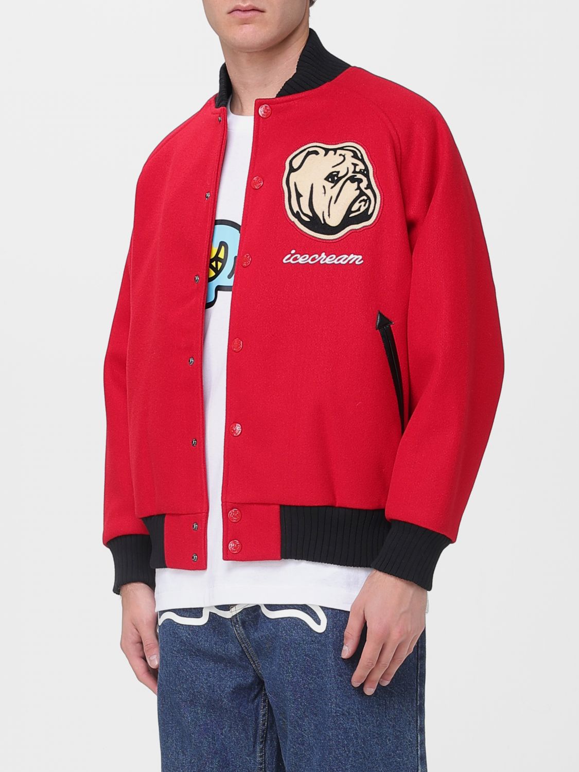 Jacket Men color Red