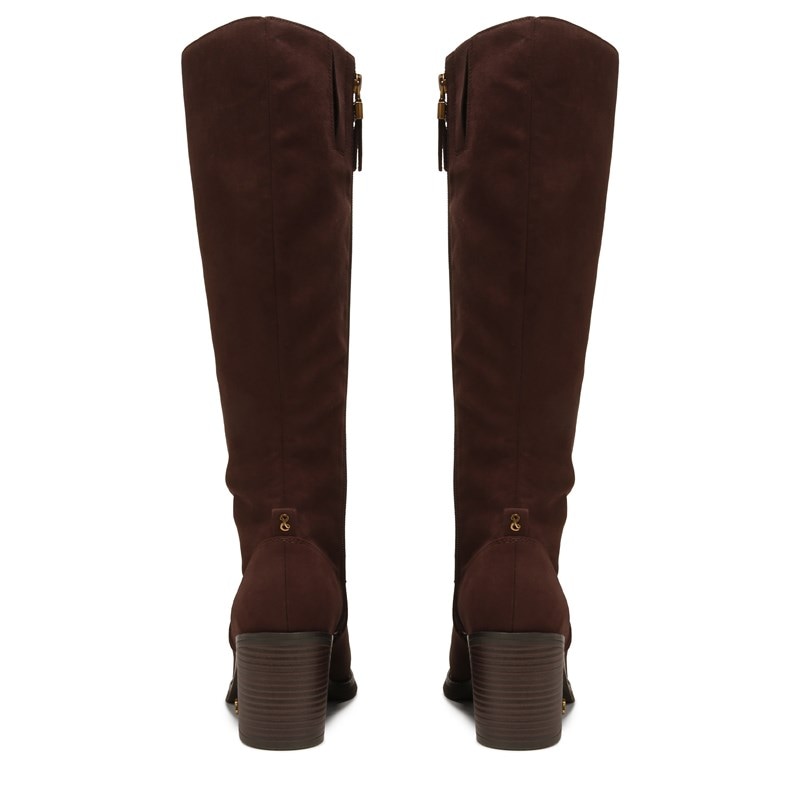 Women's Iris Knee High Boots (Café Noir/Dark Brown)