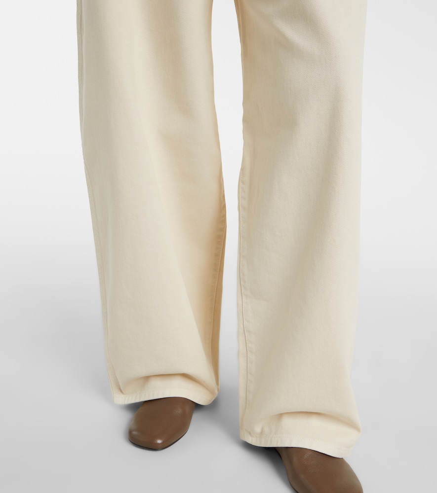 High-rise wide-leg jeans