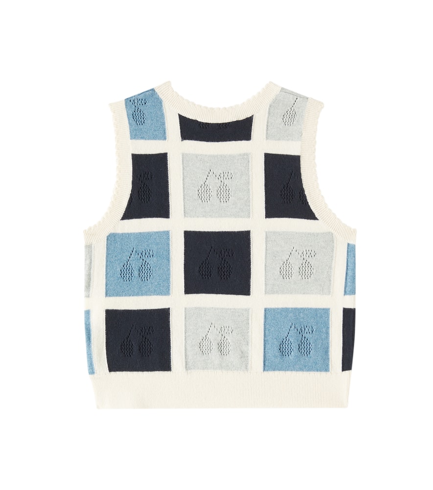 Elda cotton and cashmere sweater vest