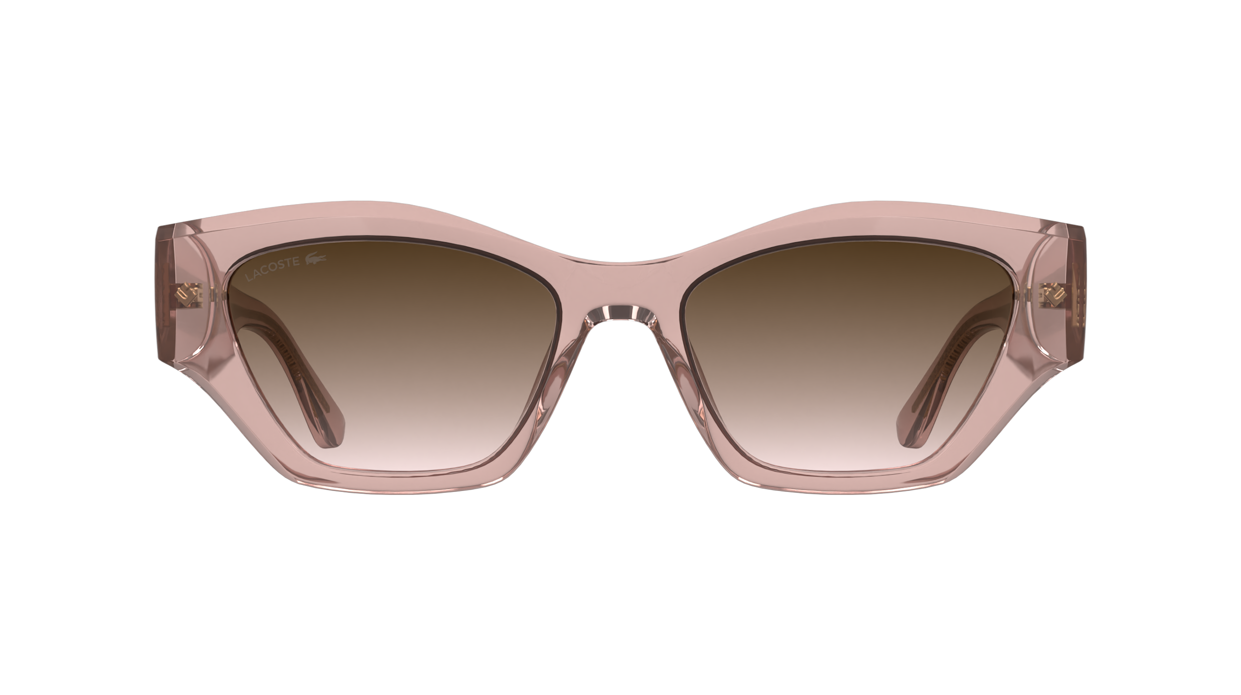 Lacoste Vrouw Lacoste L6072S 662 Zonnebrillen Bio-geïnjecteerd Roos Bruin Kwadraat Normaa