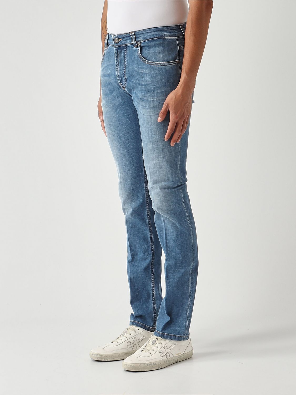 Jeans Men color Denim