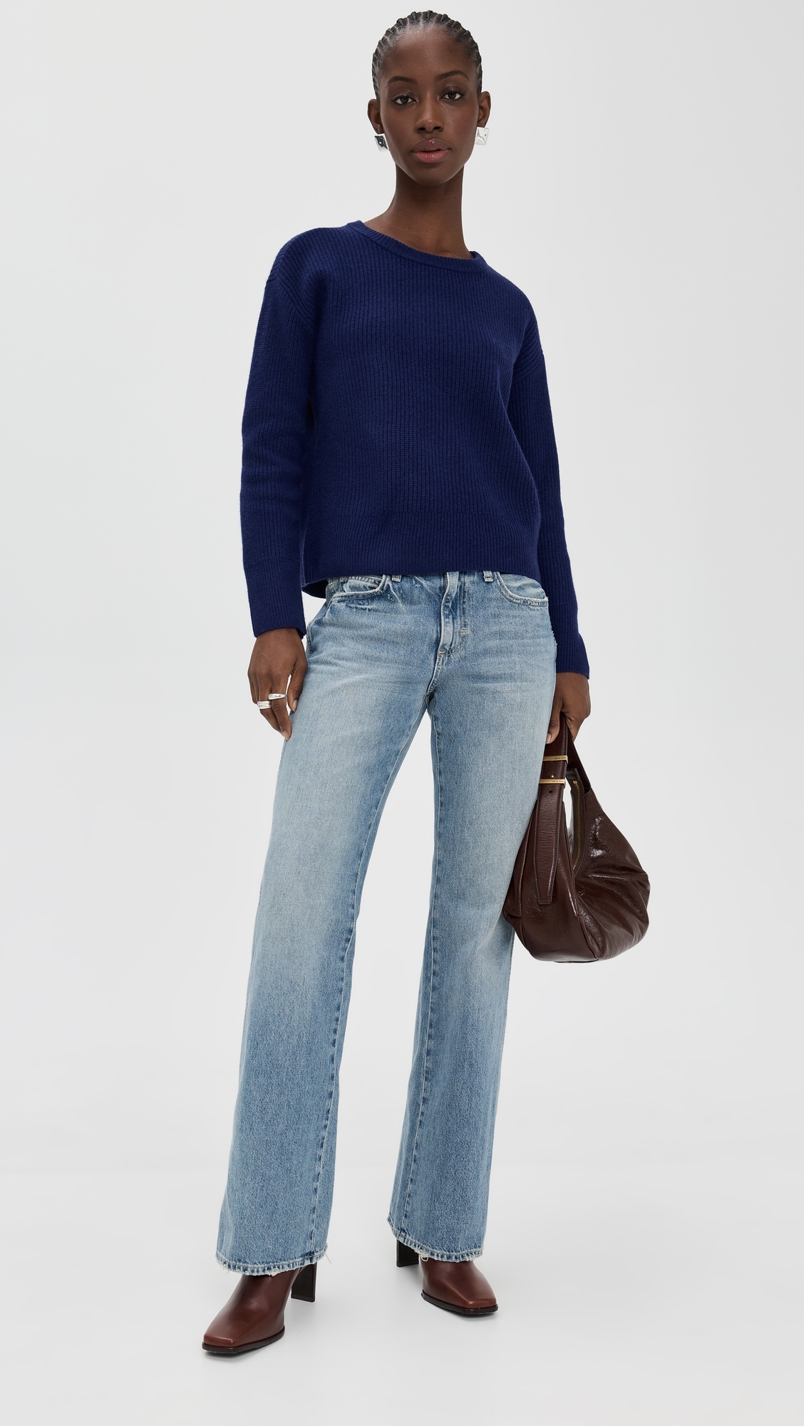 Noelle Ribbed Sweater Macaroon