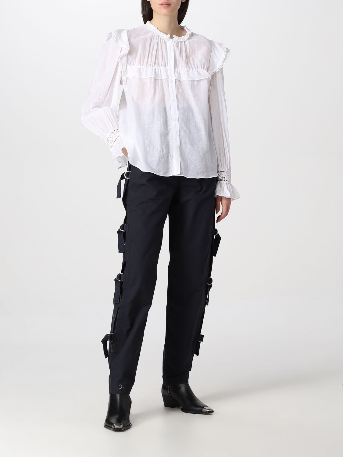 Pants Woman color Blue