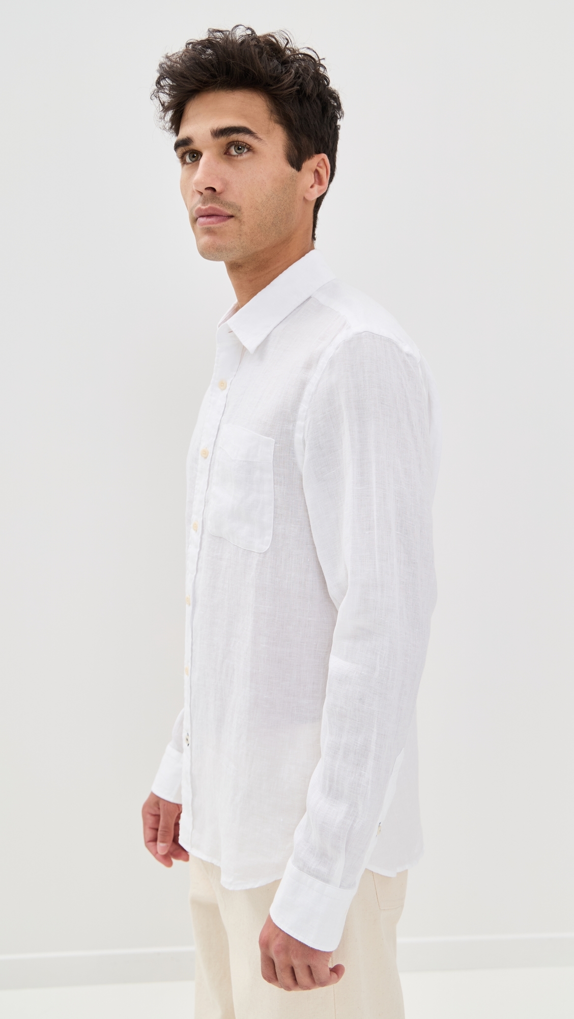Linen Laguna Shirt White