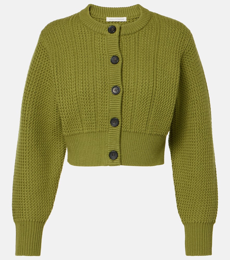 Albert cropped wool cardigan