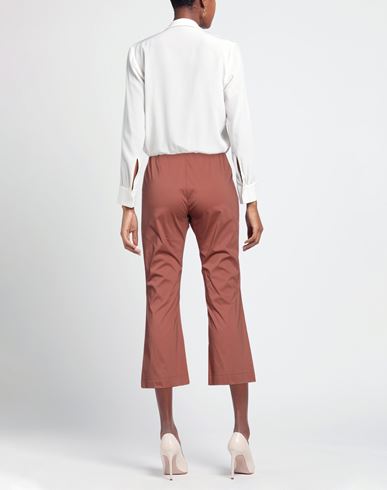 Liviana Conti Woman Pants Antique rose Size 4 Cotton, Polyamide, Elastane