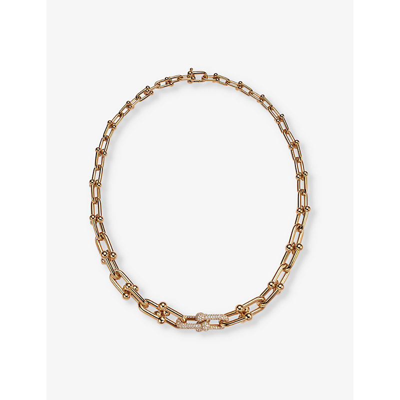 Womens Tiffany Hardwear 18ct Yellow-Gold and 3.19ct Diamond Necklace