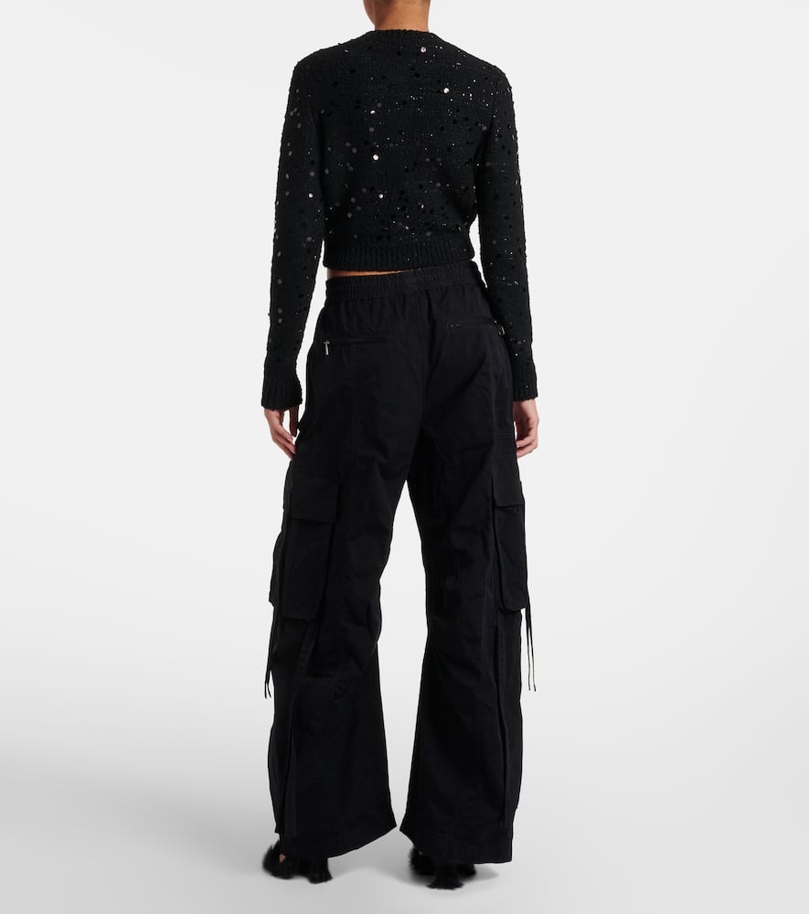 Mid-rise cargo pants