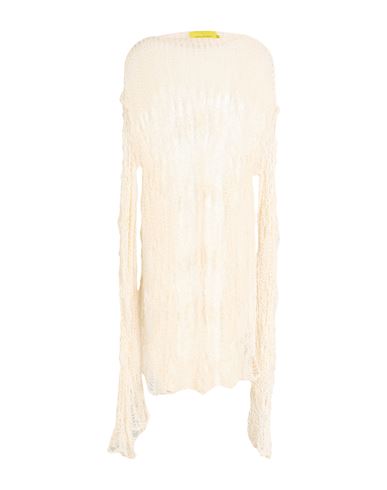 Woman Sweater Ivory Size M Recycled cotton