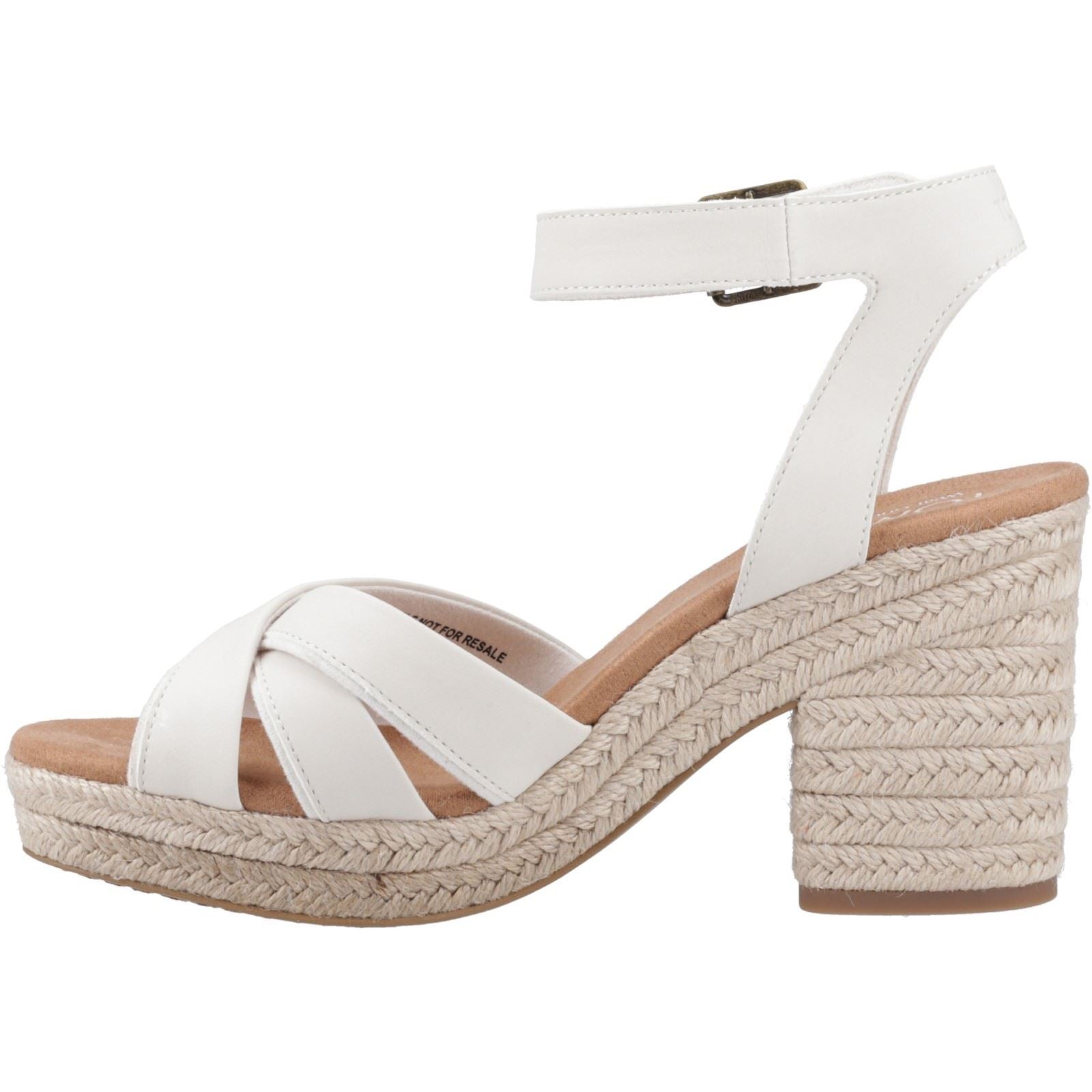 Toms Majorca Strappy Leather Women's Light Sand Hee