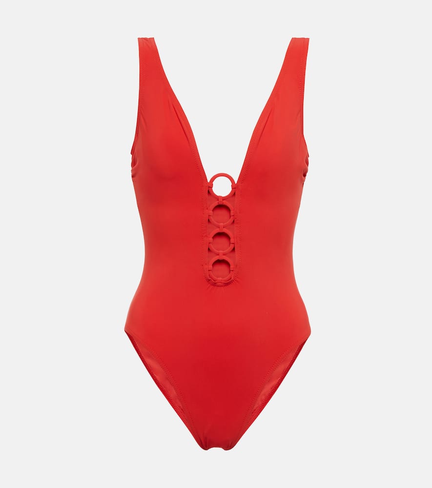 Morgan V-neck swimsuit