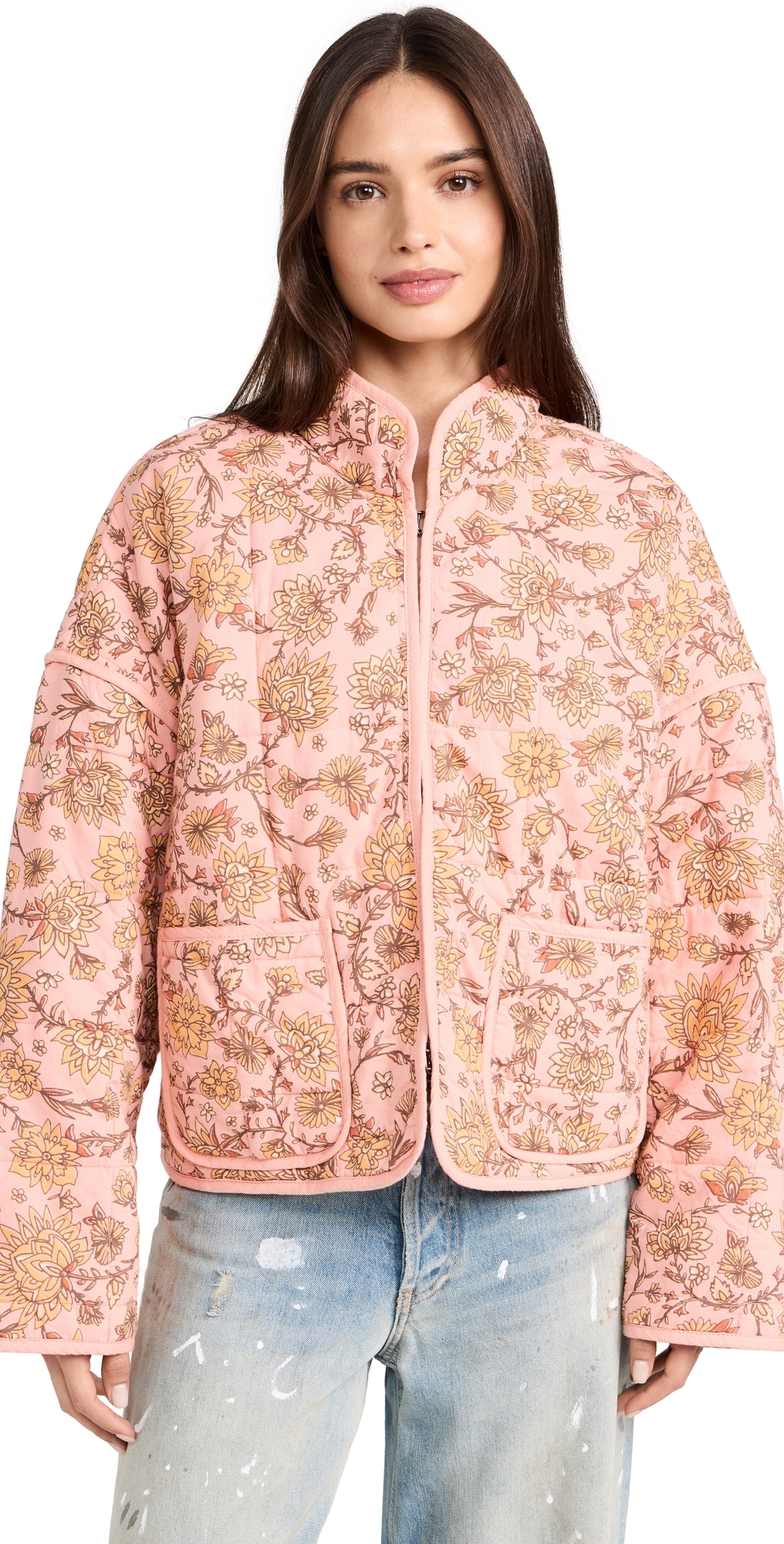 Chloe Jacket Peach Combo