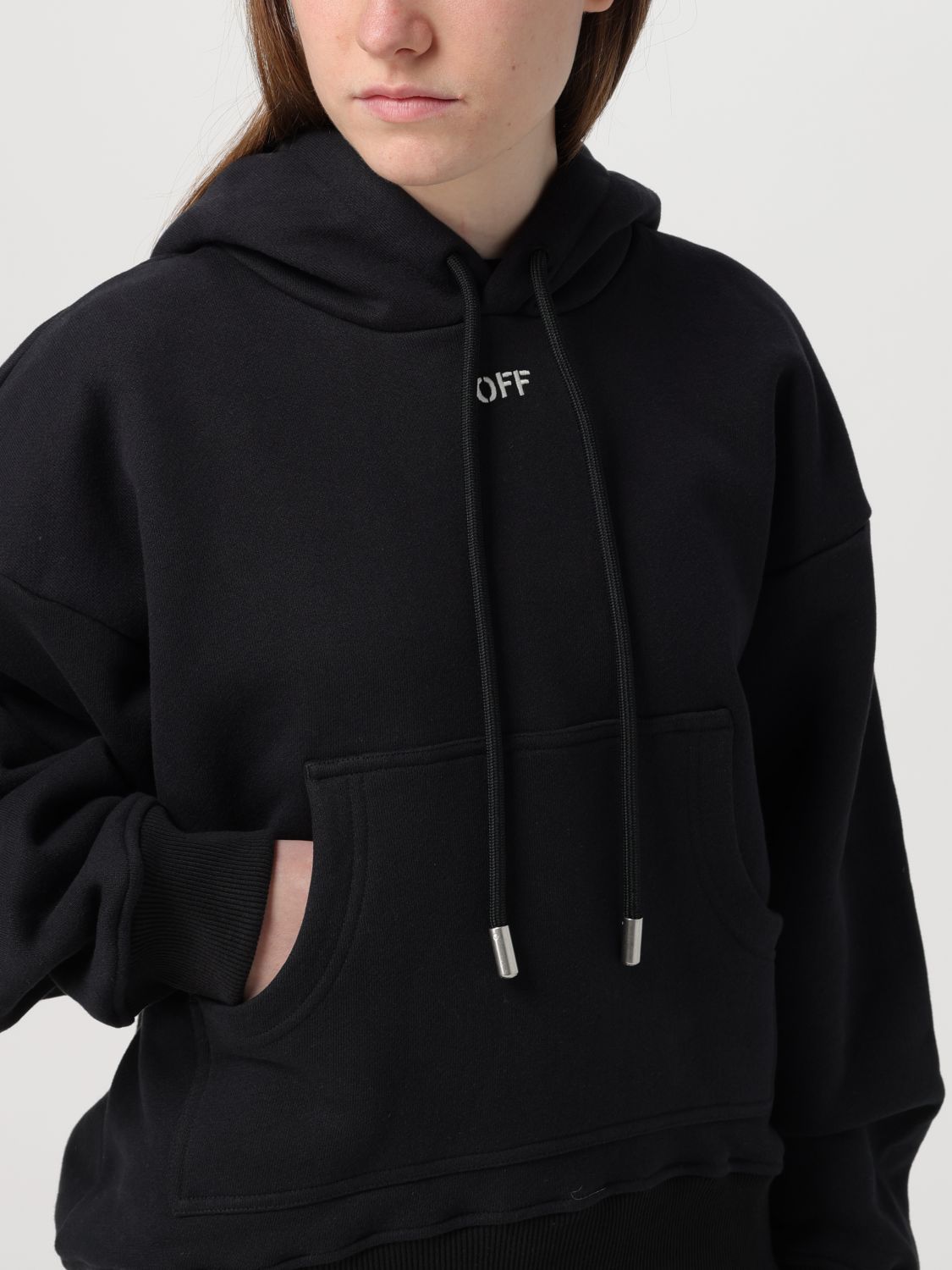 Sweatshirt Woman color Black