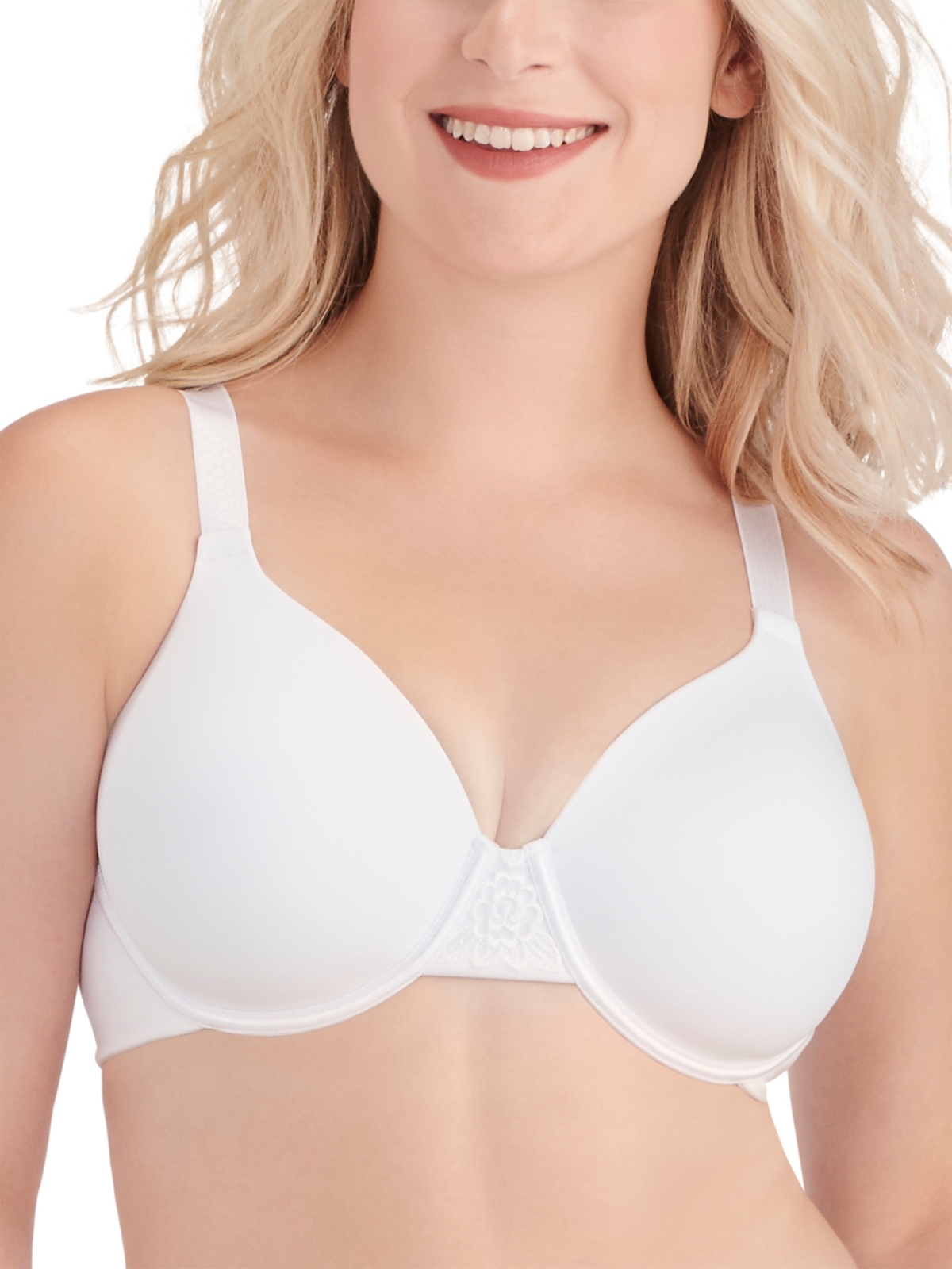 Beauty Back Smoothing Full-Figure Contour Bra 76380 - Star White