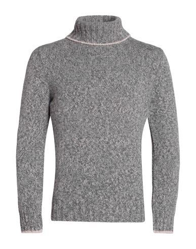 Man Turtleneck Grey Size 46 Virgin Wool, Geelong Wool