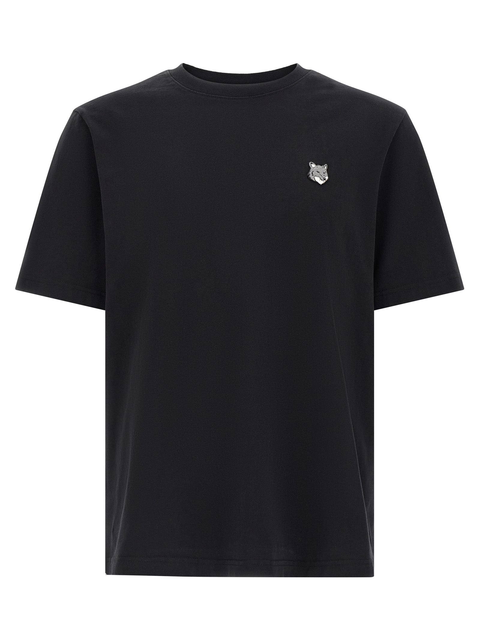 Logo-Embroidered T-Shirt — Black
