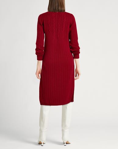 Woman Midi dress Red Size S Cashmere, Metal